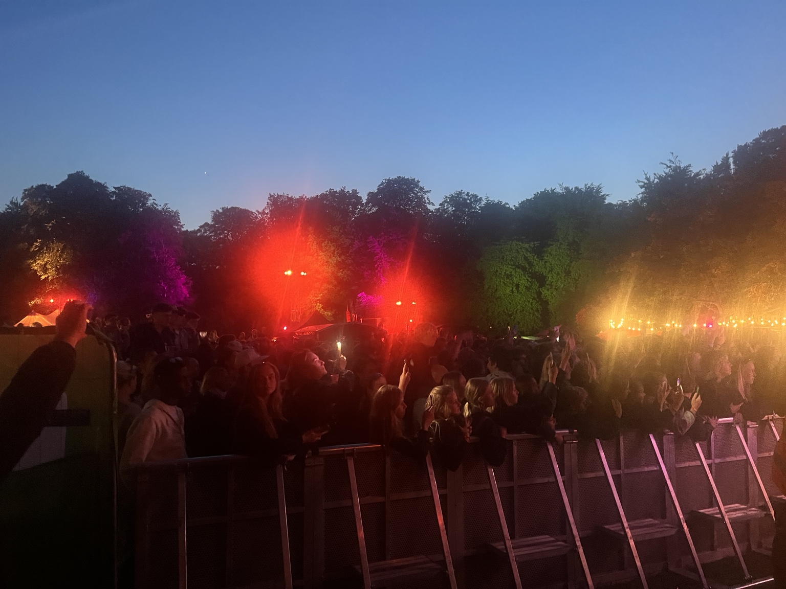 Farverig aftenstemning